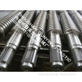 Double Barrel Conical Screw For Extruder Machine 